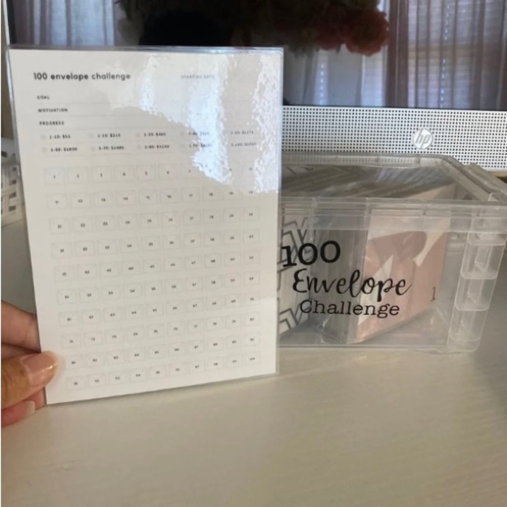 100 Envelope Challenge Box